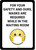 For Your Safety and Ours Masks Required in Waiting Room Portrait - Wall Sign