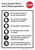 If Your Answer YES to Any Of These Questions STOP (Covid-19) Portrait - Wall Sign