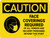 Caution: Face Coverings Required Of All Vendor Beyond This Point Landscape - Wall Sign