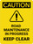 Caution: Road Maintenance in Progress Portrait - Wall Sign