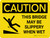 Caution: This Bridge May Be Slippery Landscape - Wall Sign