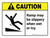 Caution: ANSI Ramp May Be Slippery When Wet or Icy Landscape - Wall Sign