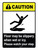 Caution: ANSI Floor May Be Slippery When Wet or Icy Please Portrait - Wall Sign