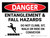 Danger: Entanglement And Fall Hazards Do Not Climb Landscape - Wall Sign