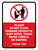 Please Do Not Flush Feminine Products Portrait - Wall Sign