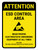 Attention: ESD Control Area Wear Proper Electrostatic Grounding Equipment Portrait - Wall Sign
