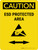 Caution: ESD Protected Area Bidirectional Arrow Portrait - Wall Sign