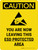 Caution: You Are Now Leaving This ESD Protected Area Portrait - Wall Sign