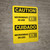 Caution: Microwave in Use Bilingual Spanish - Wall Sign