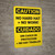 Caution: No Hard Hat No Work Bilingual Spanish - Wall Sign