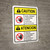 Danger: Non Permit Confined Space ANSI Bilingual Spanish - Wall Sign