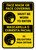 Face Mask Or Face Covering Must be Worn Spanish Bilingual Portrait - Wall Sign