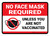 No Face Mask Required Unless You Are Fully Vaccinated Landscape - Wall Sign