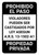 No Trespassing: Private Property Arizona BLACK v2 Spanish Portrait - Wall Sign