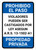 No Trespassing: Private Property Arizona BLUE v2 Spanish Portrait - Wall Sign