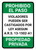 No Trespassing: Private Property Arizona GREEN v2 Spanish Portrait - Wall Sign