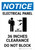 Notice: Electrical Panel 36 in Clearance Do Not Block Portrait - Wall Sign