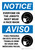 Notice: Everyone On The Jobsite Spanish Bilingual Portrait - Wall Sign