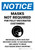 Notice: Masks Not Required For Fully Portrait - Wall Sign