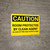 Caution: Room Protected by Clean Agent Keep Door Closed - Wall Sign