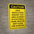 Caution: OSHA Regulations Require Area in Front of Panel Kept Clear Vertical - Wall Sign
