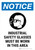 Notice: Industrial Safety Glasses Must Be Worn In This Area with Icon Portrait - Wall Sign