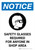 Notice: Safety Glasses Required For Anyone in Shop Area with Icon Portrait - Wall Sign