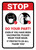 Stop: Do Your Part - Please Wear Your Mask Portrait - Wall Sign