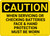 Caution: When Servicing Batteries PPE Must be Worn - Wall Sign