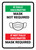 If Fully Vaccinated Mask Not Required with Icon Portrait - Wall Sign