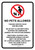 No Pets Allowed Trained Service Dogs Are Welcome Portrait - Wall Sign