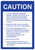 California Spa Rules Caution Portrait - Wall Sign