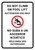 Do Not Climb on Pool Lift Bilingual Spanish Portrait - Wall Sign