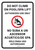 Do Not Climb on Pool/Spa Lift Bilingual Spanish Portrait - Wall Sign