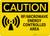 Caution: RF Microwave Energy Controlled Area - Wall Sign