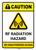 Caution: RF Radiation Hazard No Unauthorized Access ANSI with Graphic - Wall Sign