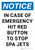 Notice: In Case of Emergency Hit Red Button to Stop Spa Jets Portrait - Wall Sign