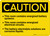 Caution: Room Contains Energized Battery Systems - Wall Sign