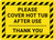 Please Cover Hot Tub After Use Thank You Landscape - Wall Sign