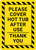 Please Cover Hot Tub After Use Thank You Portrait - Wall Sign