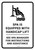 Spa Is Equipped with Handicap Lift See Spa Manager Portrait - Wall Sign