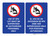 Use of Spa Lift Must Be Supervised Bilingual Spanish Landscape - Wall Sign