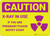 Caution: X Ray If Pregnant Notify Staff With Graphic - Wall Sign