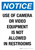 Notice: Use of Camera or Video Equipment Is Not Allowed In Restrooms Portrait - Wall Sign