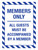 Members Only All Guests Must Be Accompanied Portrait - Wall Sign