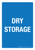 Dry Storage Portrait - Wall Sign