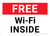 Free: Wi-Fi Inside Landscape - Wall Sign