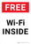 Free: Wi-Fi Inside Portrait - Wall Sign