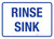 Rinse Sink Landscape - Wall Sign