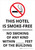 This Hotel Is Smoke-Free - No Smoking of Any Kind Portrait - Wall Sign